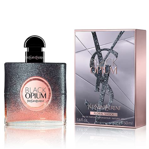 yvessaintlaurent ysl black opium floral shock|Black Opium floral shock perfume.